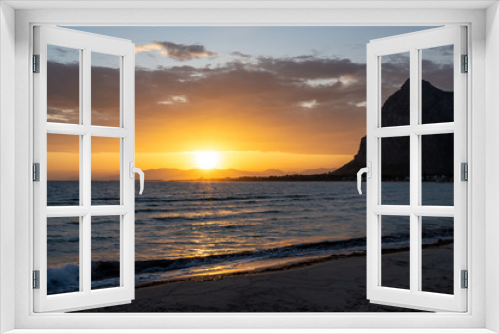 Fototapeta Naklejka Na Ścianę Okno 3D - San Vito Lo Capo sunrise