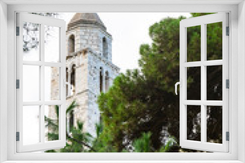 tower of San Domenico Church in Trani, Italy