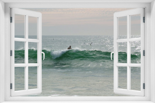 Fototapeta Naklejka Na Ścianę Okno 3D - vague ocean pacifique