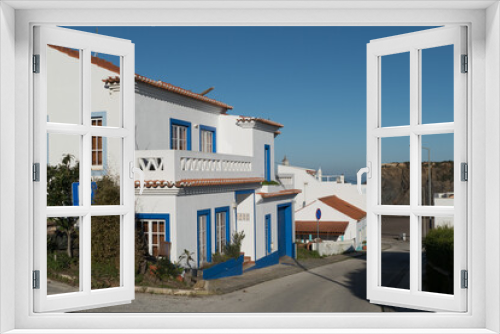 Fototapeta Naklejka Na Ścianę Okno 3D - Traditional fishing village odeceixe in portugal
