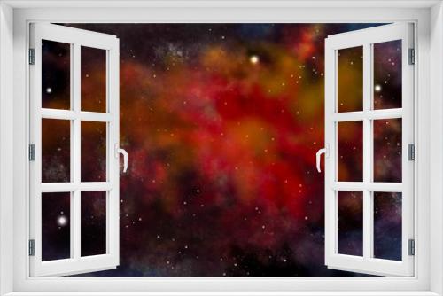Fototapeta Naklejka Na Ścianę Okno 3D - Space nebula 2-24