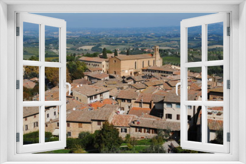 Blick auf San Gimignano