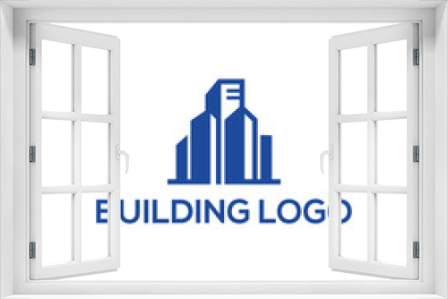 building apartment construction logo design for real estate
