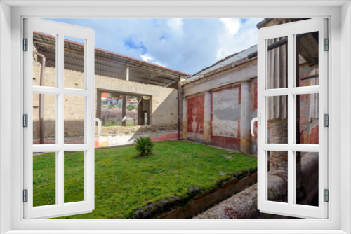 Fototapeta Naklejka Na Ścianę Okno 3D - Oplontis Villa of Poppea - Internal garden 