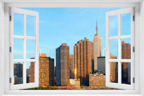 Fototapeta Naklejka Na Ścianę Okno 3D - Skyline of buildings at Murray Hill, Manhattan, New York City, NY, USA