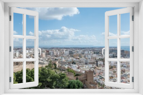Fototapeta Naklejka Na Ścianę Okno 3D - panoramic view of Almeria in Spain