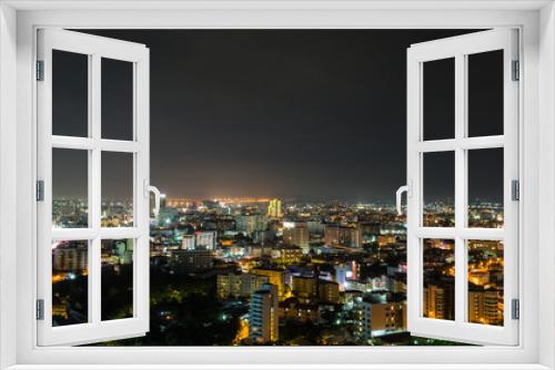 Fototapeta Naklejka Na Ścianę Okno 3D - Pattaya City at Khao phra tamnak
