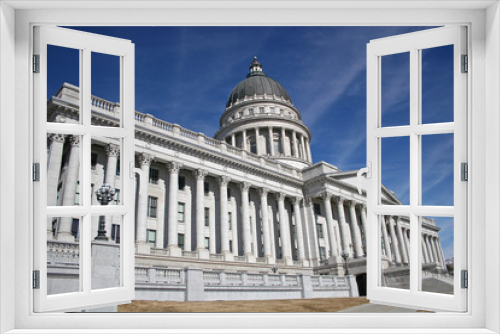 Fototapeta Naklejka Na Ścianę Okno 3D - State Capitol, Utah
