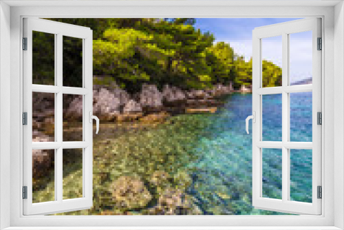 Fototapeta Naklejka Na Ścianę Okno 3D - Shore Of Peljesac Peninsula, Dalmatia, Croatia