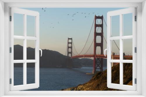 Fototapeta Naklejka Na Ścianę Okno 3D - Golden Gate Bridge à San Francisco