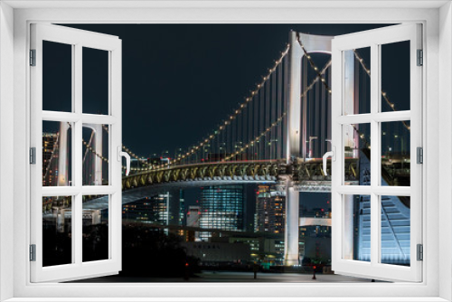 Fototapeta Naklejka Na Ścianę Okno 3D - ODAIBA / Rainbow Bridge
