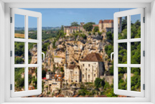 Fototapeta Naklejka Na Ścianę Okno 3D - View of Rocamadour