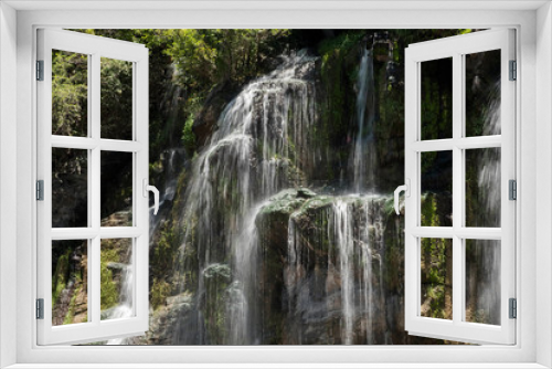 Fototapeta Naklejka Na Ścianę Okno 3D - Natural landscape, waterfall in Cordoba, Argentina