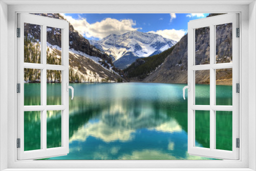 Fototapeta Naklejka Na Ścianę Okno 3D - Majestic Scene in the Canadian Rockies