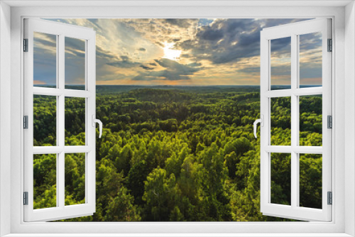 Fototapeta Naklejka Na Ścianę Okno 3D - Beautiful green nature landscape of Europe