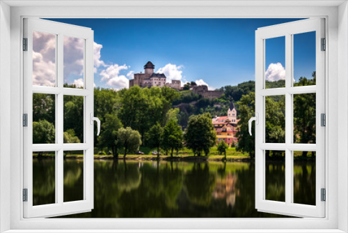 Fototapeta Naklejka Na Ścianę Okno 3D - Castle Trencin in Slovakia