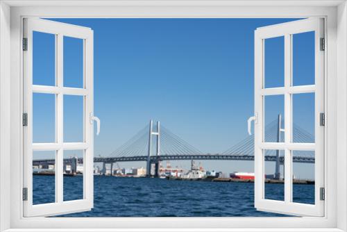 Fototapeta Naklejka Na Ścianę Okno 3D - 写真素材: 横浜の港の風景