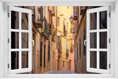 Fototapeta Naklejka Na Ścianę Okno 3D - Toledo. Spain. Cozy medieval cobbled narrow street