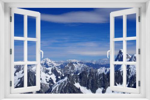 Fototapeta Naklejka Na Ścianę Okno 3D - Mont Blanc モンブラン