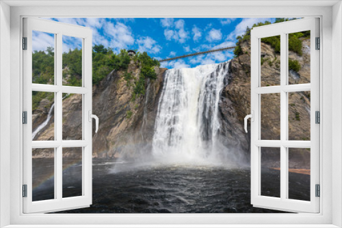 Fototapeta Naklejka Na Ścianę Okno 3D - Chute Montmorency, Canada