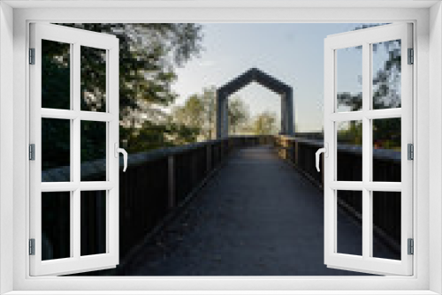 Fototapeta Naklejka Na Ścianę Okno 3D - Landschaft#Brücke