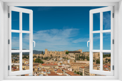 Fototapeta Naklejka Na Ścianę Okno 3D - Panorama view of the Saint John Castle of Tortosa, Catalonia, Spain.  La Suda de Tortosa