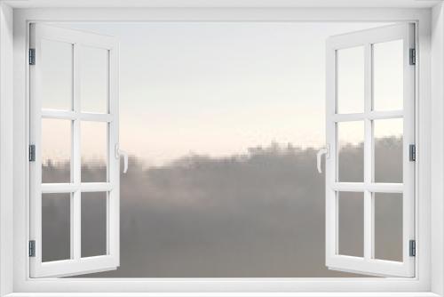 Fototapeta Naklejka Na Ścianę Okno 3D - Landschaft im Nebel