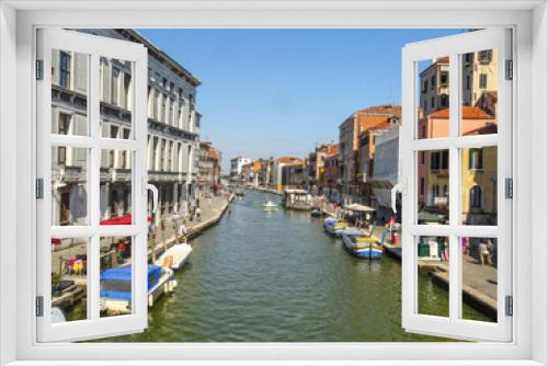 Fototapeta Naklejka Na Ścianę Okno 3D - Venedig Altstadt und Sehenswürdigkeiten