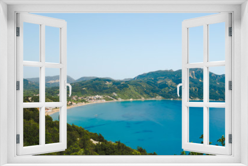 Fototapeta Naklejka Na Ścianę Okno 3D - A lovely bay area on the Greek island of Corfu