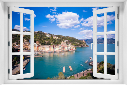 Fototapeta Naklejka Na Ścianę Okno 3D - Portofino bay, Italy.