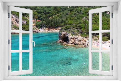 Fototapeta Naklejka Na Ścianę Okno 3D - Corfu Greek Island