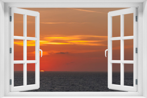 Fototapeta Naklejka Na Ścianę Okno 3D - Wonderful sunset landscape on the Adriatic coast, Puglia, Italy. Concept: serenity, inspiration