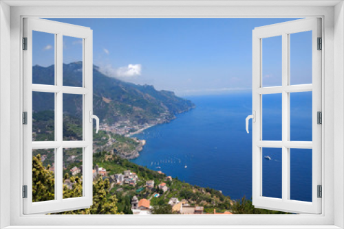 Fototapeta Naklejka Na Ścianę Okno 3D - view of amalfi coast