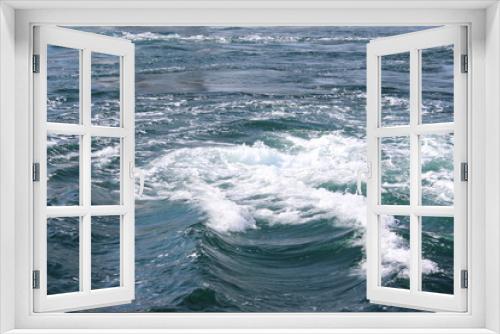Fototapeta Naklejka Na Ścianę Okno 3D - whirling current in the Naruto Strait, shooting from a boat 鳴門海峡の渦潮