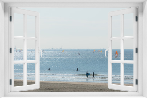Fototapeta Naklejka Na Ścianę Okno 3D - 由比ガ浜 7