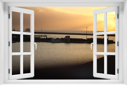 Fototapeta Naklejka Na Ścianę Okno 3D - Il mare al tramonto