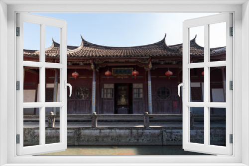 Fototapeta Naklejka Na Ścianę Okno 3D - Ancient and artistic Chinese temples