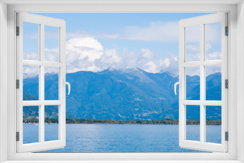 Fototapeta Naklejka Na Ścianę Okno 3D - Locarno best view in summer Switzerland Alps and Italian Alps Lago Maggiore Lake Maggiore best Italy Switzerland 