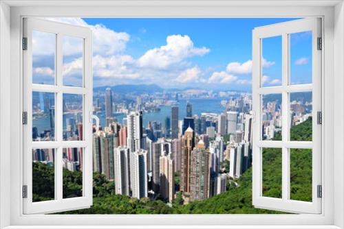 Fototapeta Naklejka Na Ścianę Okno 3D - Hong Kong