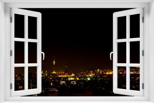 Fototapeta Naklejka Na Ścianę Okno 3D - Tehran city skyline at night.