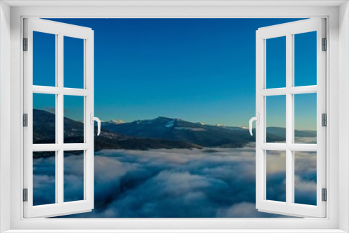 Fototapeta Naklejka Na Ścianę Okno 3D - view of mountains
