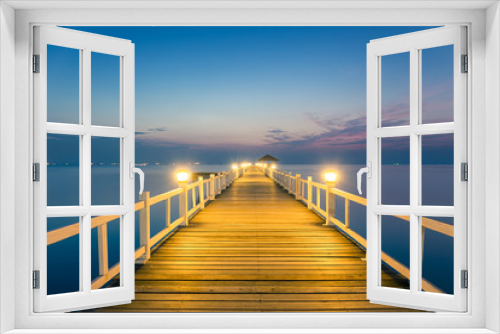 Fototapeta Naklejka Na Ścianę Okno 3D - sea seascape twilight