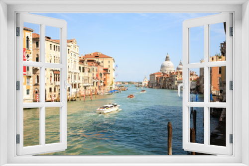 Fototapeta Naklejka Na Ścianę Okno 3D - Canal Grande view, Venice, Italy. Italian landmark