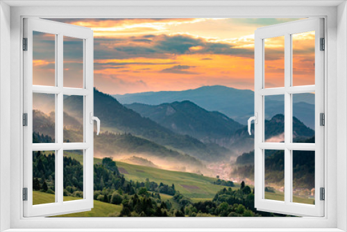 Fototapeta Naklejka Na Ścianę Okno 3D - Pieniny - Carpathians Mountains