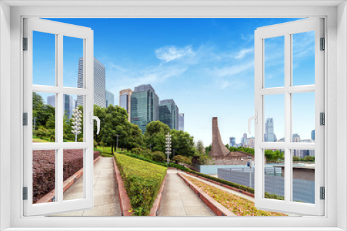 Fototapeta Naklejka Na Ścianę Okno 3D - Chongqing's modern buildings