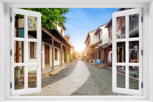 Fototapeta Naklejka Na Ścianę Okno 3D - Chinese historical customs town