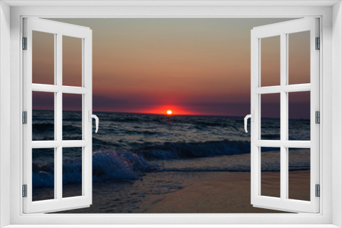 Fototapeta Naklejka Na Ścianę Okno 3D - sunset over Black sea