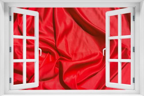 Modern luxury red fabric texture background. Valentines Day or Christmas Day wallpaper design