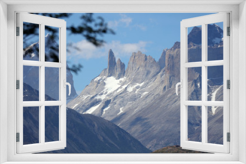 Fototapeta Naklejka Na Ścianę Okno 3D - Lago Grey, Parque Nacional Torres del Paine, Patagonia, Chile