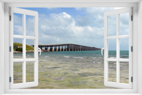 Fototapeta Naklejka Na Ścianę Okno 3D - Florida Keys, Flagler, Railroad, Highway 1, Bridges, Florida Keys, Florida, USA